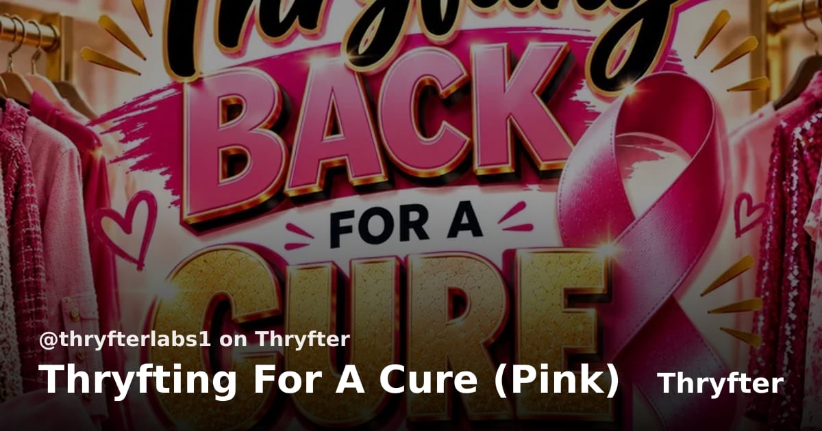 @thryfterlabs1 · Thryfting For A Cure (Pink)